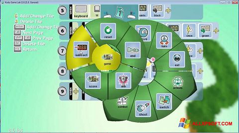 Posnetek zaslona Kodu Game Lab Windows XP