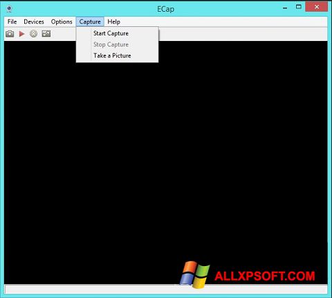 Posnetek zaslona ECap Windows XP