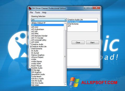 Posnetek zaslona Driver Cleaner Windows XP