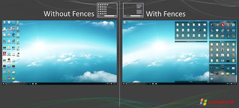 Posnetek zaslona Fences Windows XP