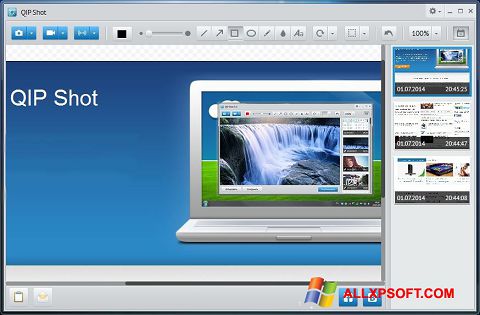 Posnetek zaslona QIP Windows XP