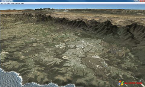 Posnetek zaslona NASA World Wind Windows XP