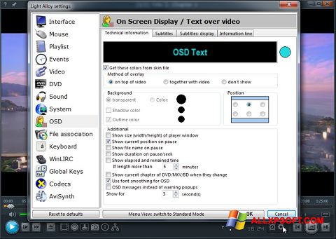 Posnetek zaslona Light Alloy Windows XP