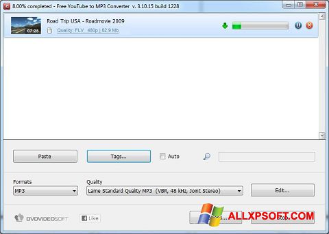 Posnetek zaslona Free YouTube to MP3 Converter Windows XP
