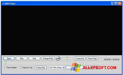 Posnetek zaslona AMR Player Windows XP