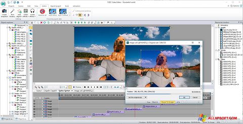 Posnetek zaslona VSDC Free Video Editor Windows XP
