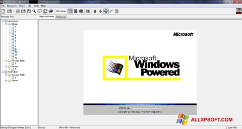 Posnetek zaslona Restorator Windows XP