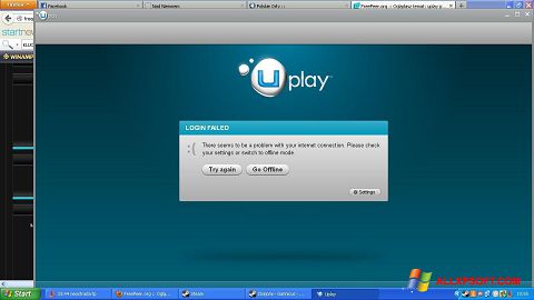Posnetek zaslona Uplay Windows XP
