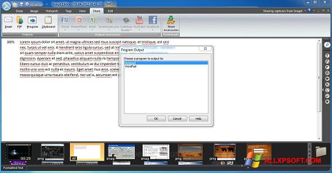 Posnetek zaslona Snagit Windows XP