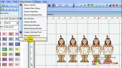 Posnetek zaslona Stitch Art Easy Windows XP