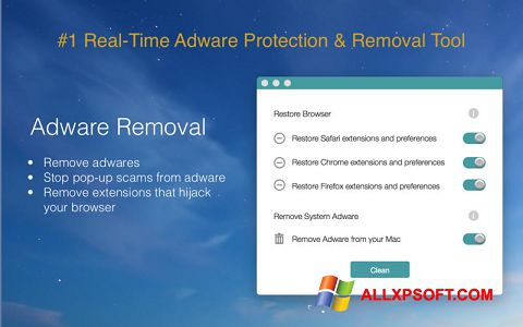Posnetek zaslona Adware Removal Tool Windows XP