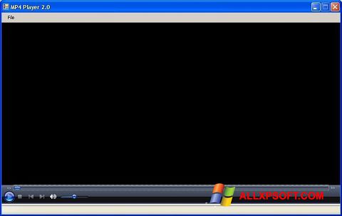 Posnetek zaslona MP4 Player Windows XP