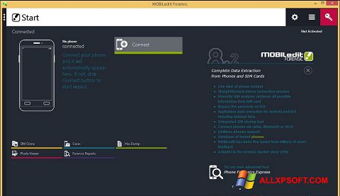 Posnetek zaslona MOBILedit! Windows XP