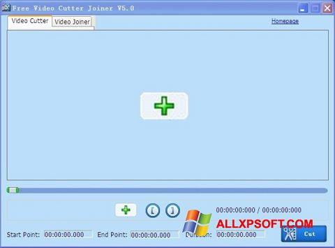 Posnetek zaslona Free Video Cutter Windows XP
