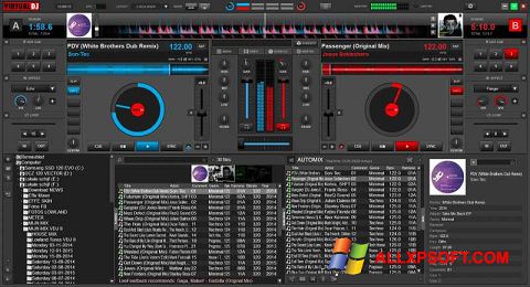 Posnetek zaslona Virtual DJ Windows XP