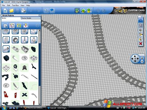 Posnetek zaslona LEGO Digital Designer Windows XP