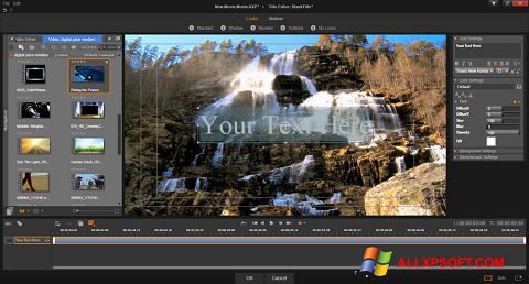Posnetek zaslona Pinnacle Studio Windows XP