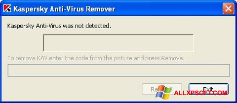 Posnetek zaslona KAVremover Windows XP