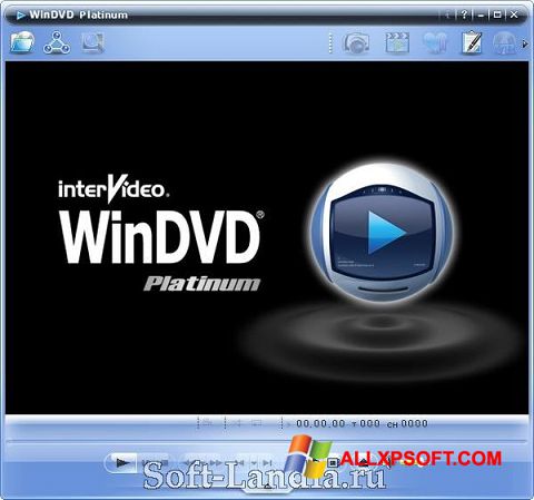 Posnetek zaslona WinDVD Windows XP