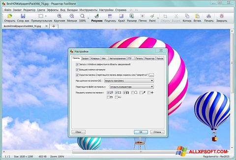 Posnetek zaslona FastStone Capture Windows XP